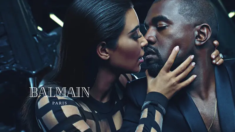 Kim Kardashian & Kanye West for Balmain 1214 4