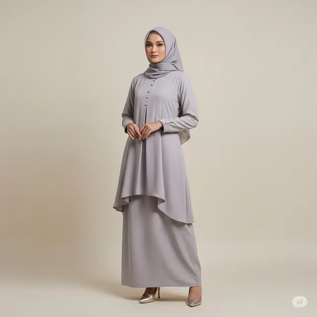 12 Model Gamis untuk Orang Tinggi Besar yang Stylish dan Nyaman
