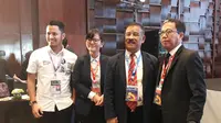 Joko Driyono (kanan) menggantikan Edy Rahmayadi sebagai ketua umum PSSI. (Liputan6.com/Dewi Divianta)