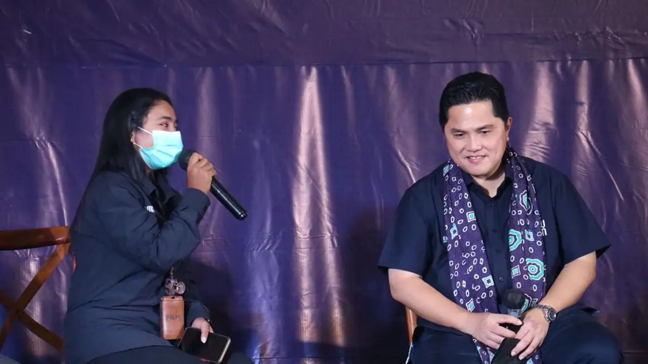 Menteri BUMN Erick Thohir Sapa dan Curi Perhatian PNM Mekaar