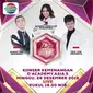 Konser Kemenangan Dangdut Academy Asia 5, Minggu (29/12/2019) malam di Indosiar