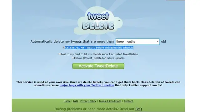 Cara Menghapus Kicauan Lama Twitter
