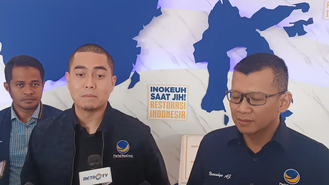 Ketua Dewan Pimpinan Wilayah (DPW) Partai Nasional Demokrat (NasDem) DKI Jakarta Wibi Andrino