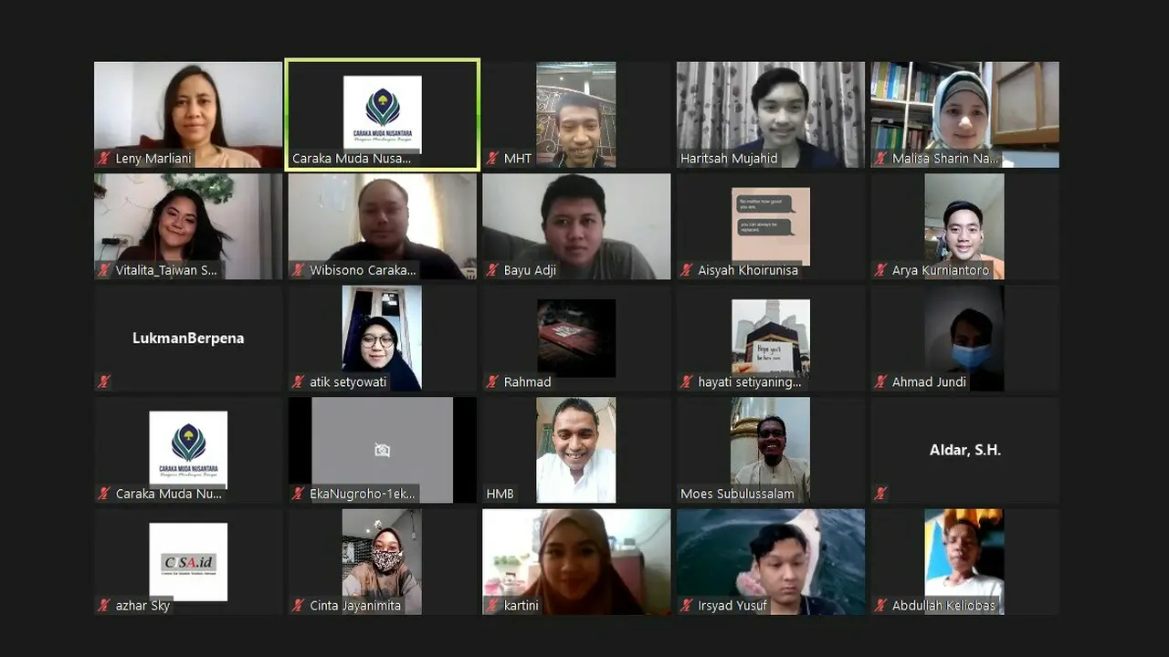 Diskusi Jurnalistik Caraka Muda Nusantara Bersama Liputan6.com