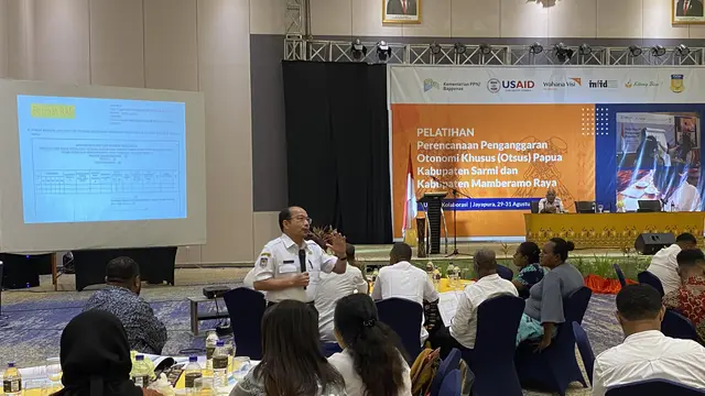 USAID melalui Wahana Visi Indonesia mengadakan pelatihan perencanaan penganggaran otonomi khusus (Otsus) Papua.