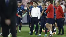Pelatih Timnas Kroasia, Zlatko Dalic, gagal membawa timnya menjuarai UEFA Nations League 2023. Kroasia takluk dari Spanyol lewat drama adu penalti dengan skor 4-5 (0-0) di&nbsp;Stadion Feijenoord, Rotterdam, Senin (19/6/2023) dini hari WIB. (AFP/KENZO TRIBOUILLARD)