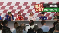 Berita video Time Out kali ini tentang Valentino Rossi dan Marc Marquez yang tak diundang dalam konferensi pers jelang MotoGP AS (Amerika Serikat).
