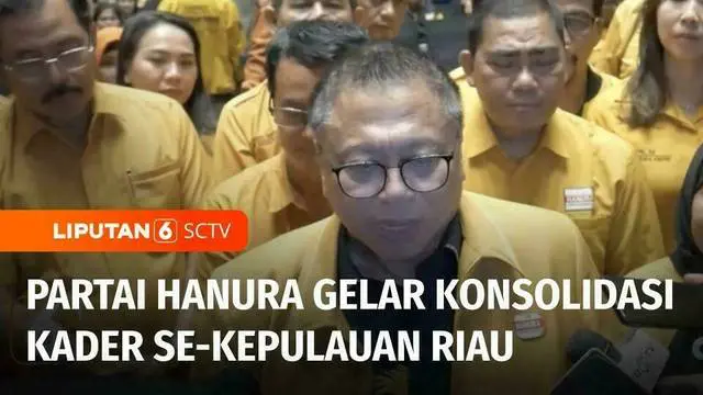 Ketua Umum Partai Hanura, Oesman Sapta Odang menggelar konsolidasi kader partainya di Batam, Kepulauan Riau. Kepada para kader dan simpatisan, OSO berpesan untuk memenangkan Partai Hanura dan pasangan Ganjar-Mahfud di Pemilu 2024.