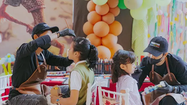 Keseruan di acara Netflix World of Friends, Sabtu (5/10/2023). (Foto: Netflix)