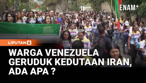 Ratusan Warga Venezuela Gelar Aksi Solidaritas Iran di Tengah Memanasnya Konflik Timur Tengah