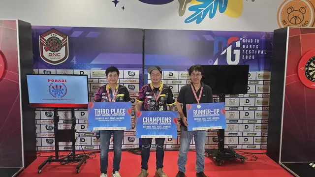 Tirta Suparjo Juara Darts National Competition Series 01 2025