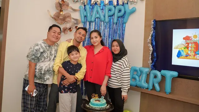 Momen Perayaan Ulang Tahun Rafathar Malik Ahmad Ke-7, Penuh Kehangatan
