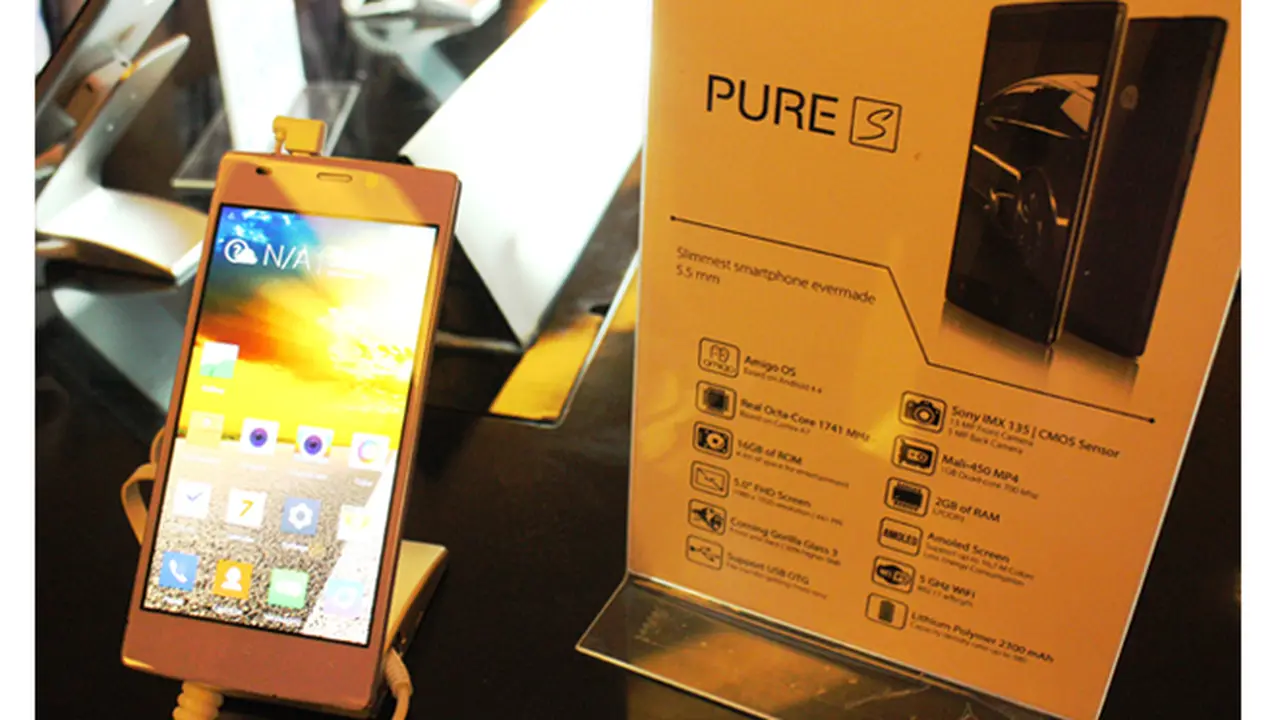 Himax Pure S, Smartphone Tertipis Didunia