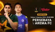 Persebaya vs Arema FC - Piala Presiden 2026: Derby Jawa Timur pada Babak Semifinal di Vidio