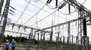 PLN membangun Gardu Induk 150 kV Muara Tawar. Dok PLN