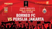 Prediksi Borneo Vs Persija Jakarta FC (Liputan6.com / Trie yas)