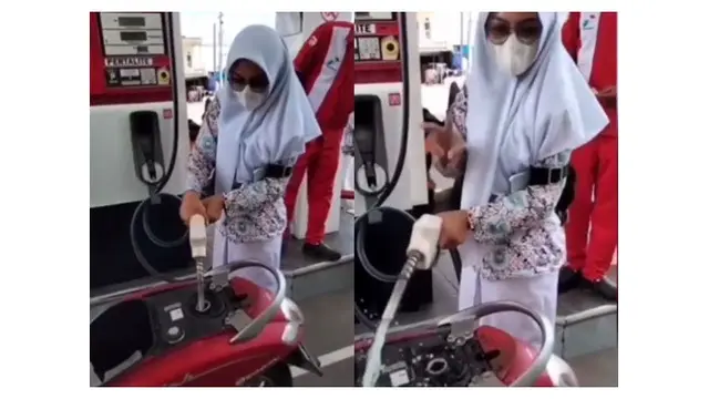 6 Momen Apes Isi Bensin Sendiri Ini Bikin Elus Dada, Tak Segampang Kelihatannya