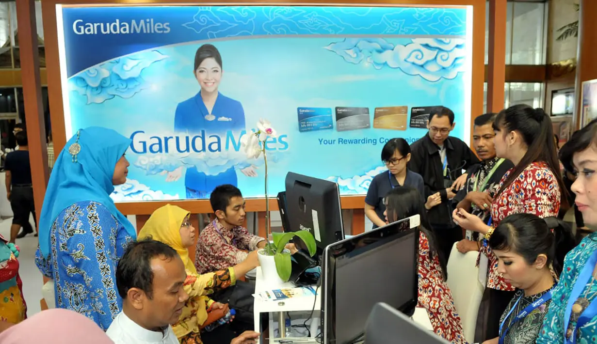 Dalam pameran tersebut, beberapa biro perjalanan menawarkan berbagai macam promo paket perjalanan, Jakarta, (12/9/14). (Liputan6.com/Panji Diksana)