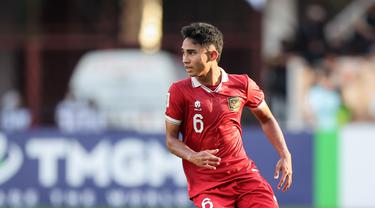 Pemain Timnas Indonesia Marselino Ferdinan