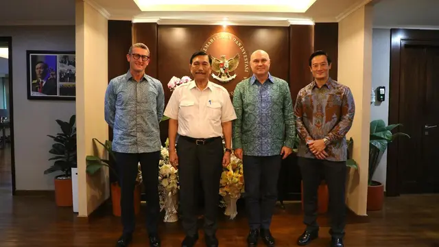 Temui Menko Luhut, Inchcape Bahas Produksi Mobil Listrik GMW di Indonesia (ist)