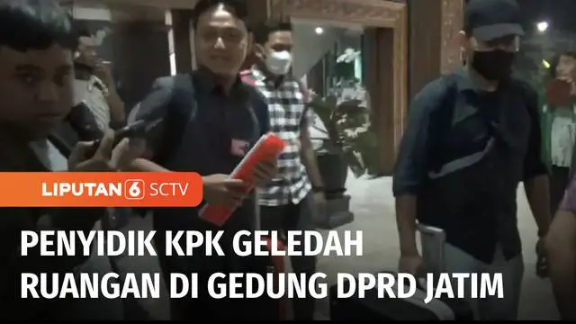 Setelah menetapkan Wakil Ketua DPRD Jatim, Sahat Tua Simanjuntak sebagai tersangka. Senin (19/12) malam KPK kembali menggeledah gedung DPRD Jawa Timur.