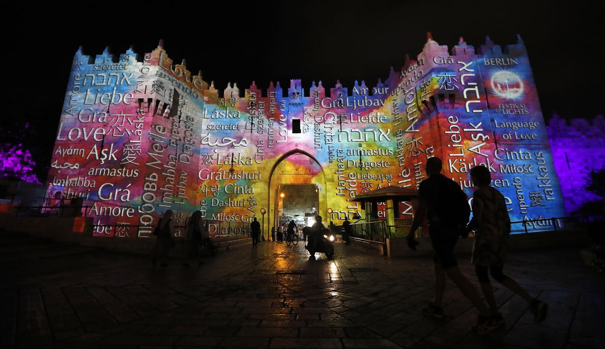 FOTO Kota Tua Yerusalem yang Bermandi Cahaya  Global 