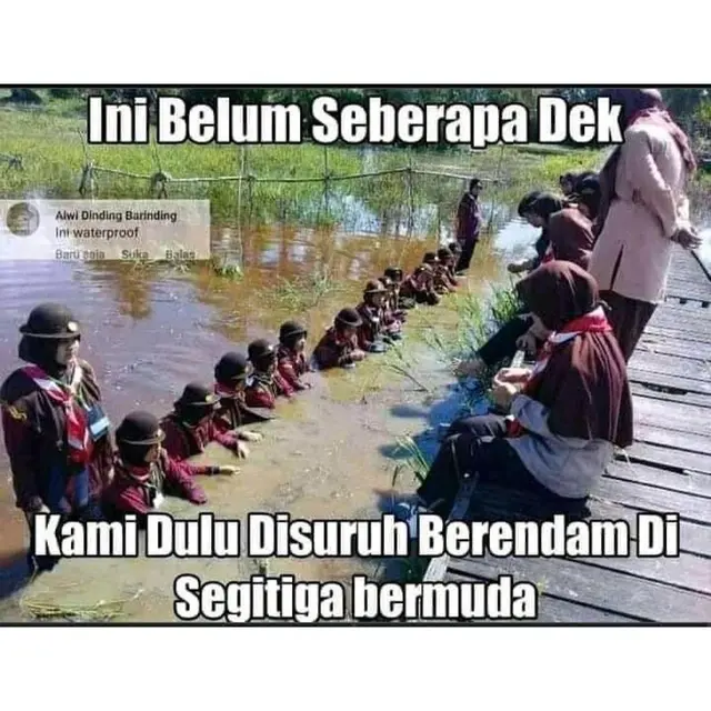 7 Meme Bandingin Momen Orientasi Anak Pramuka Ini Bikin Geleng Kepala
