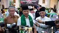 Kepala Badan Nasional Penanggulangan Terorisme (BNPT), Komjen Boy Rafli Amar (tengah) di Pondok Pesantren Tebuireng, Jombang. (Istimewa)