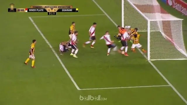 Berita video highlights Copa Libertadores, River Plate vs Guarani. This video presented by BallBall.