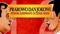 Jauh sebelum Pemilu digelar, tim sukses Kubu Jokowi dan Prabowo sudah gencar menggelar kampanye secara offline dan juga lewat dunia maya.