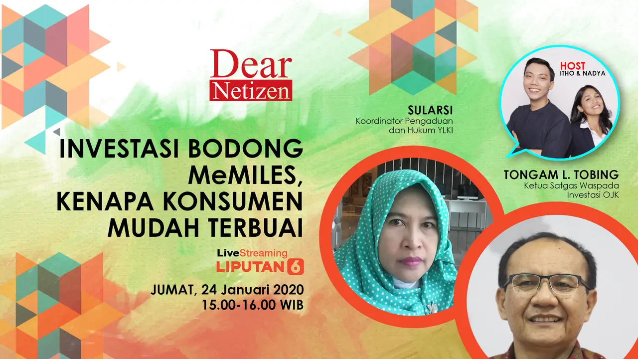Dear Netizen: Investasi Bodong MeMiles, Kenapa Konsumen Mudah Terbuai
