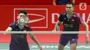 Kemenangan atas Kittinupong Kedren/Dechapol Puavaranukroh mengantar Fajar/Rian melaju ke final Daihatsu Indonesia Masters 2025. (Liputan6.com/Herman Zakharia)