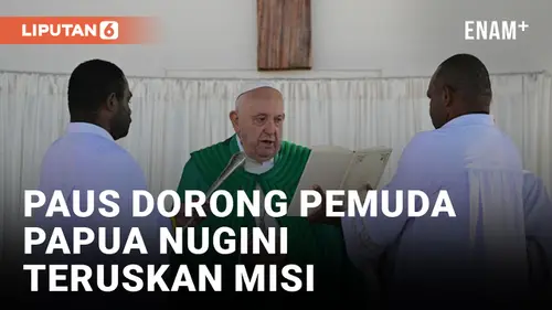 VIDEO: Paus Fransiskus Mendorong Kaum Muda dan Klerus Papua Nugini untuk Meneruskan Misi