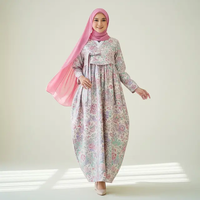 Model Gamis Hanbok Terbaru untuk Lebaran 2026