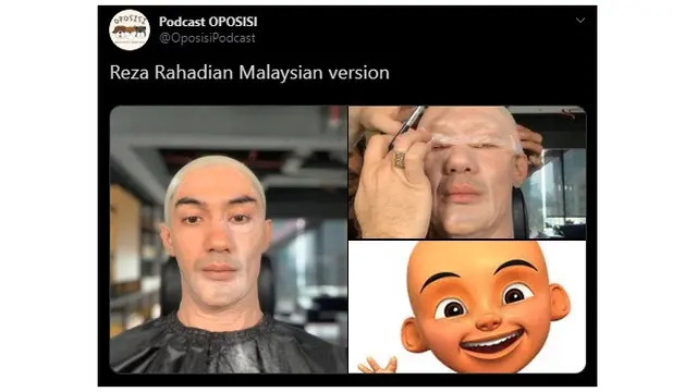 6 Cocoklogi Transformasi Wajah Reza Rahadian Ini Ujungnya Bikin Ngakak