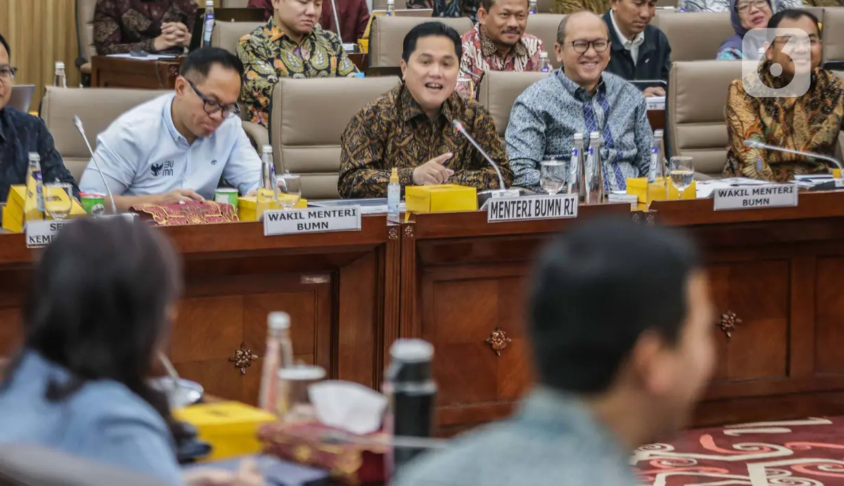 Rapat juga membahas pelaksanaan anggaran sampai dengan triwulan II tahun anggaran 2023. (Liputan6.com/Faizal Fanani)