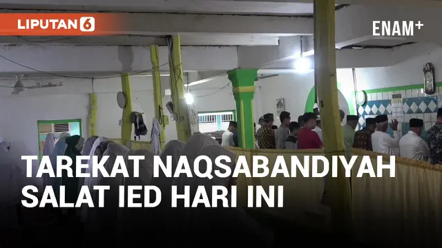 Jamaah Tarekat Naqsabandiyah Gelar Salat Ied Hari ini