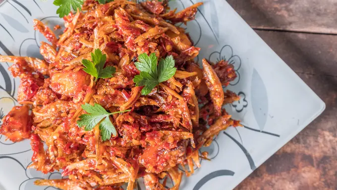 Teri Basah Sambal Tomat