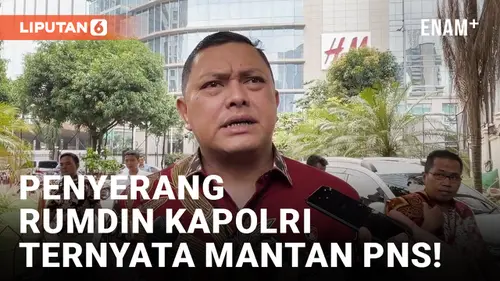 VIDEO: Lulusan S2 dan Mantan PNS, Penyerang Rumah Dinas Kapolri Pernah Dirawat di RSJ