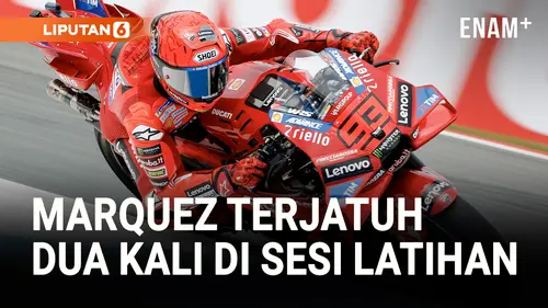 VIDEO: Quartararo Tercepat di Assen, Marquez Terjadi Dua Kali di Sesi Latihan