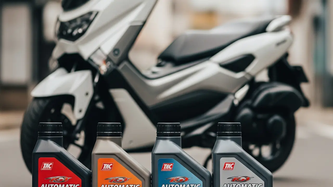 Ilustrasi oli untuk motor matic