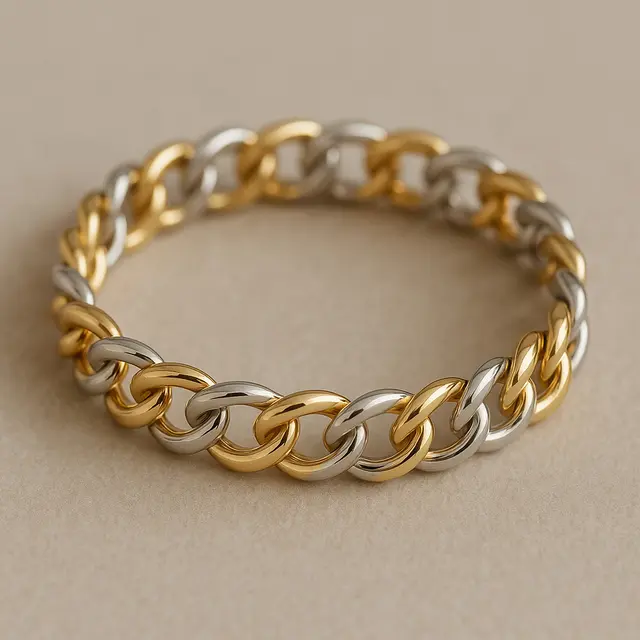 Gelang Emas Rantai Arab Terbaru untuk Usia 40 Tahun (Foto: ChatGPT)