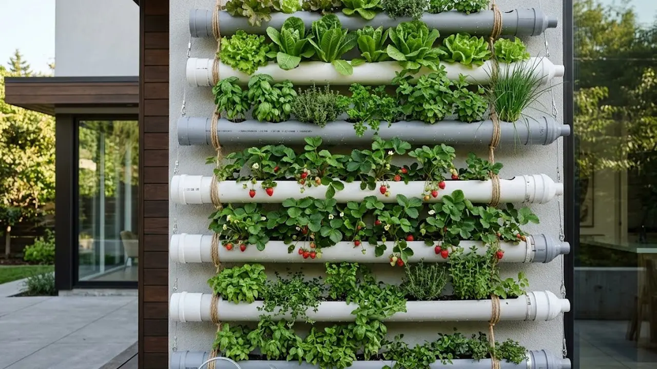Cara Bikin Kebun Gantung dari Paralon Bekas