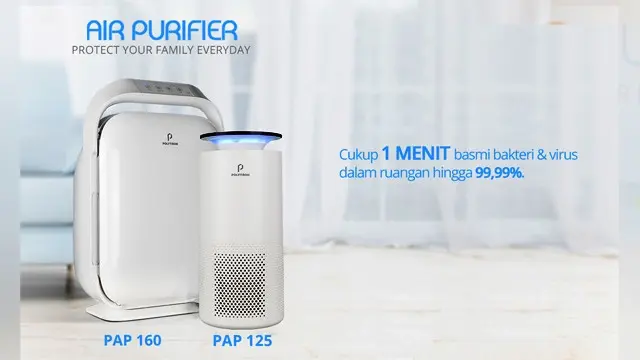 Polytron Air Purifier 125 dan Polytron Air Purifier 160.
