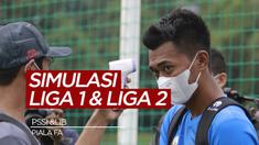 Berita video simulasi Liga 1 dan Liga 2 di tengah Pandemi COVID-19 yang dirilis oleh PSSI dan LIB