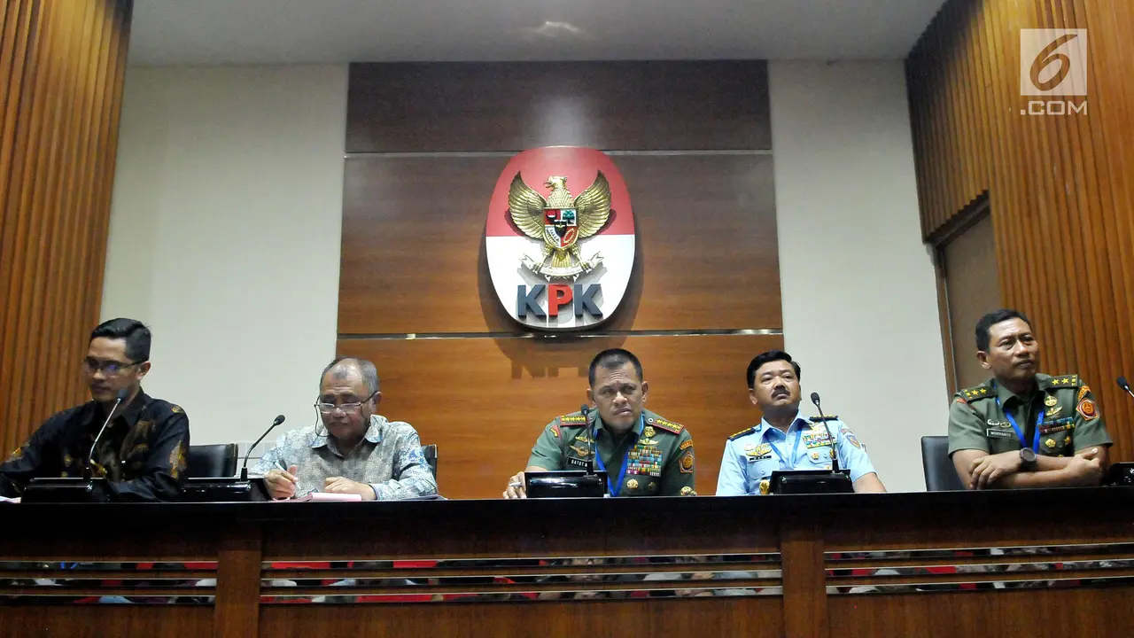 Panglima TNI Umumkan Tersangka Korupsi Heli AW 101