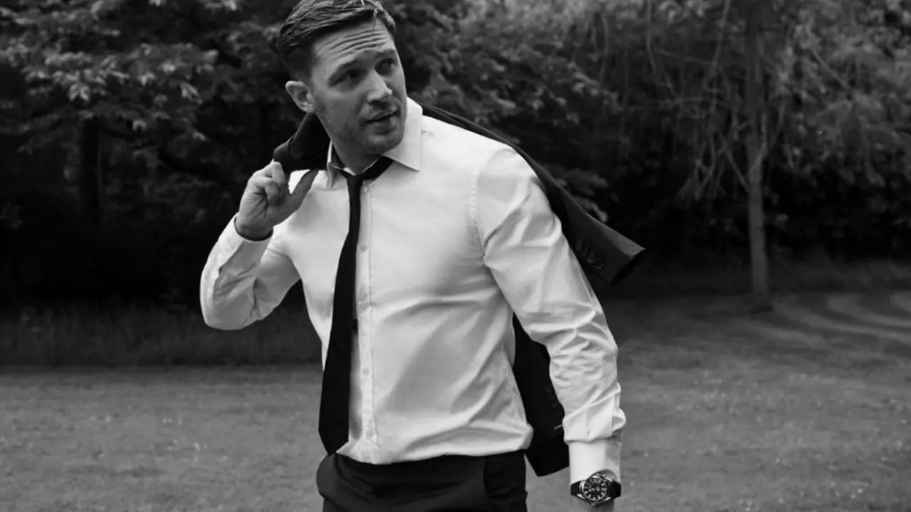 Ilustrasi pria Inggris. Tom Hardy