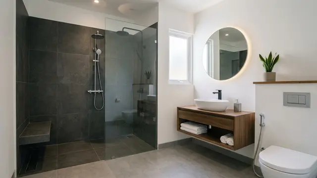 Ide Keramik Kamar Mandi (AI Generated)
