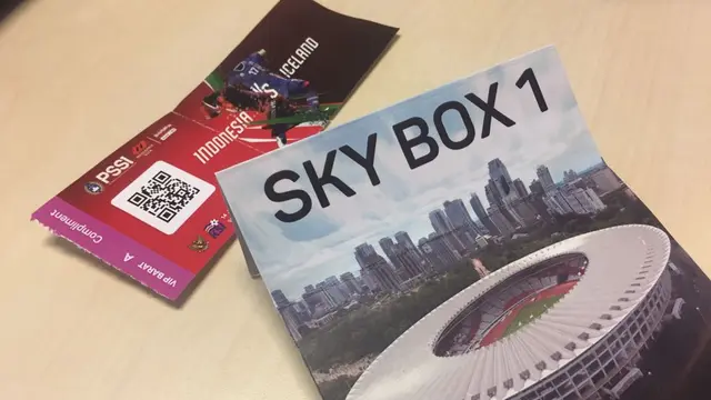 Tanda Masuk Sky Box GBK