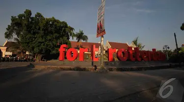 Fort Rotterdam atau Benteng Ujung Pandang adalah sebuah benteng peninggalan Kerajaan Gowa-Tallo. Foto diambil pada Jumat (9/5/2014) (Liputan6.com/Herman Zakharia)